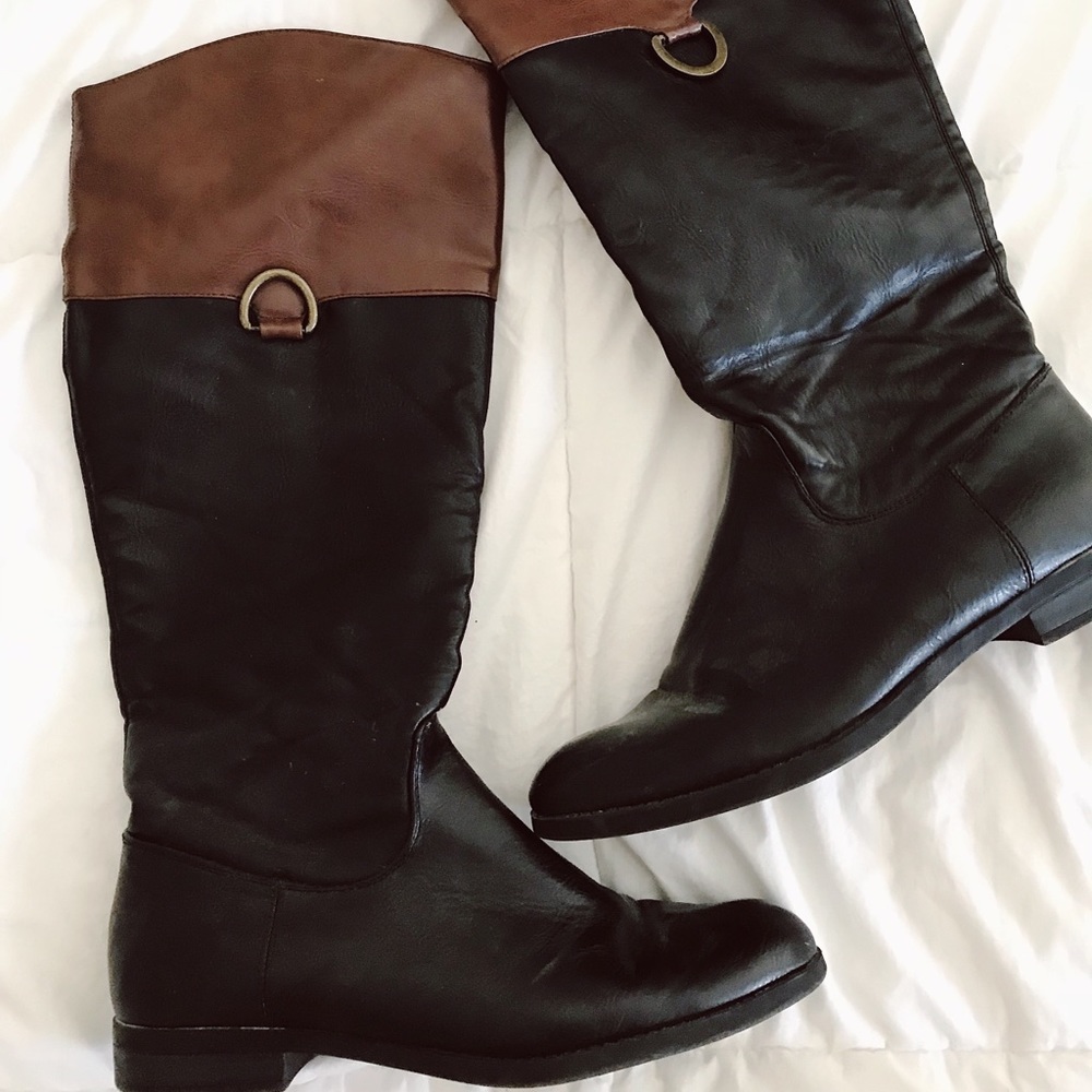 leather boots
